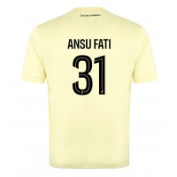 AS Monaco Ansu Fati #31 Tretí futbalový dres 2025-26 Krátky Rukáv